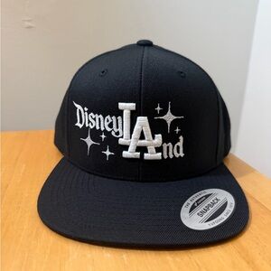 DisneyLAnd Dodgers Black Snapback Hat